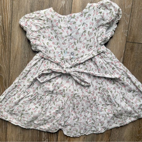 SweetHoney Eyelet Puff Sleeve Dress - Picture 3 of 5